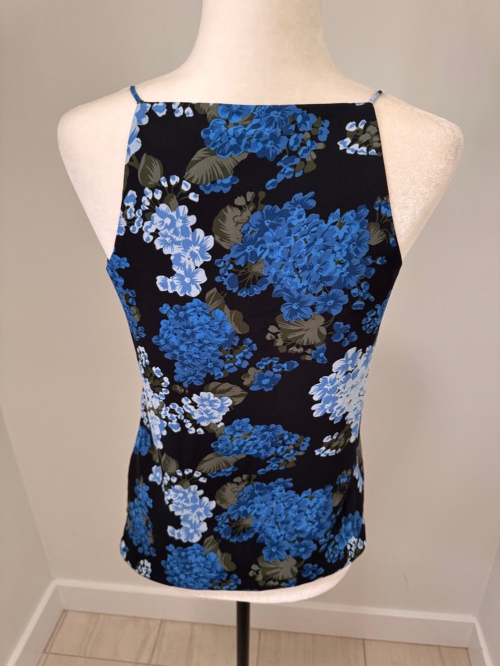 Ricki's Black Camisole with Blue Floral Print - Picture 5 of 10
